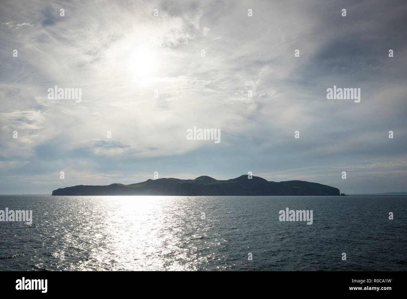 Blick auf den Eintrag Insel im Magdalen Islands, Quebec, Kanada. Stockfoto