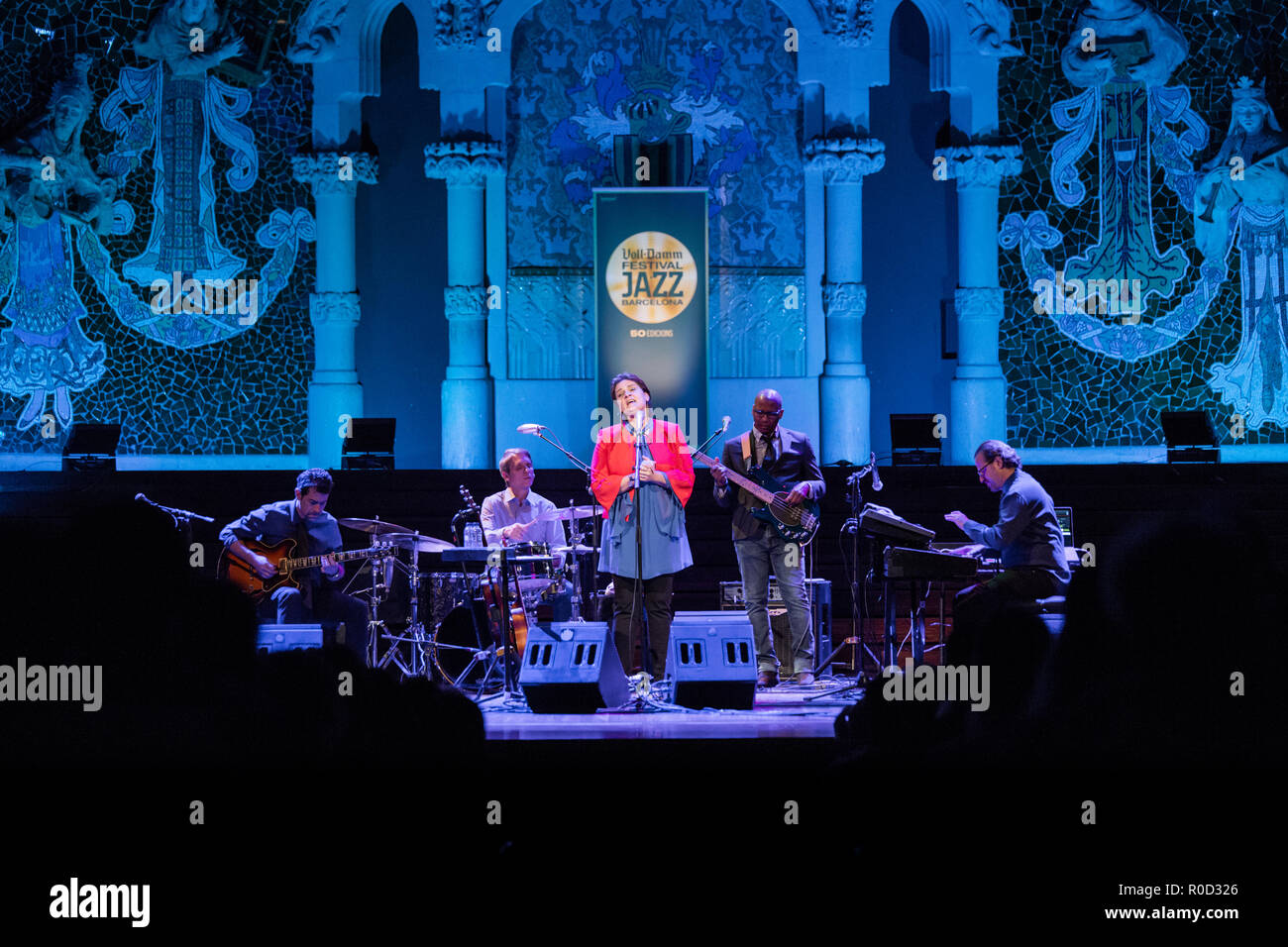 Barcelona, Spanien. 03. November 2018. Konzert von Madeleine Peyroux im Palau de la Música Catalana. Fotograf: Credit: Aitor Rodero Aznarez/Alamy leben Nachrichten Stockfoto