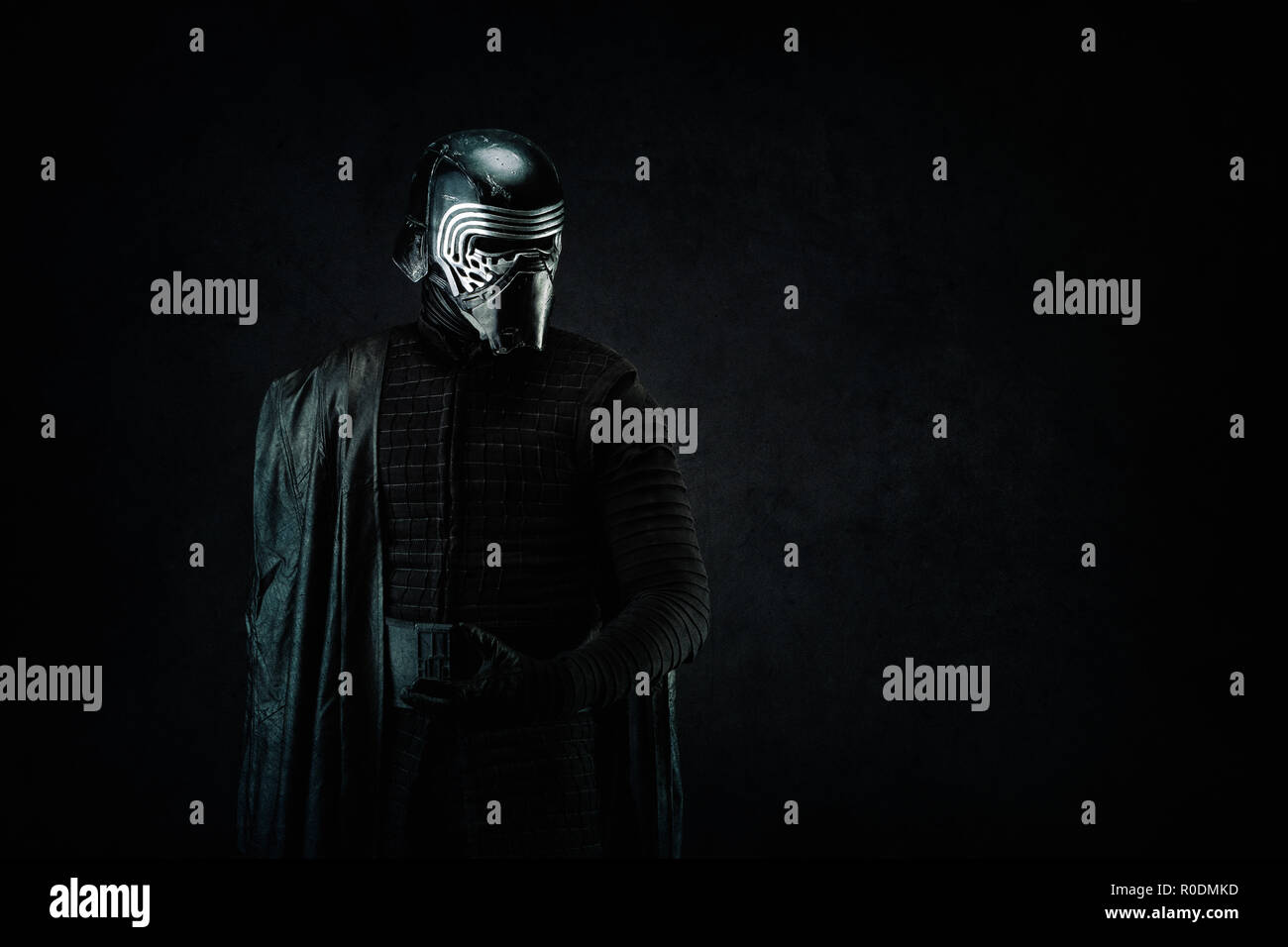 Cosplay von Kylo Ren, 501st Legion (Star Wars), Virateck Workshop Stockfoto
