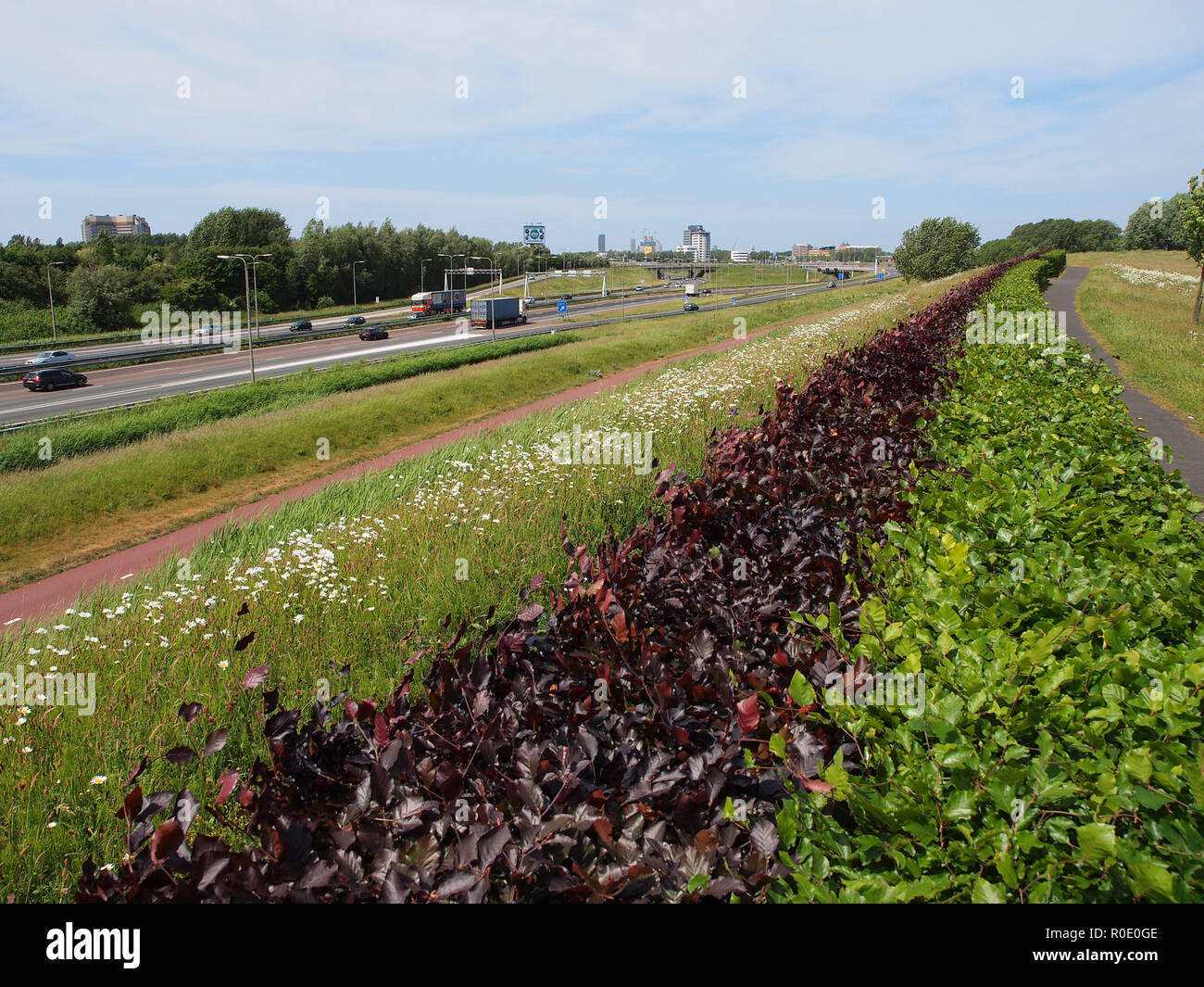 Motor an Ypenburg in der Nähe von Den Haag, Niederlande Stockfoto
