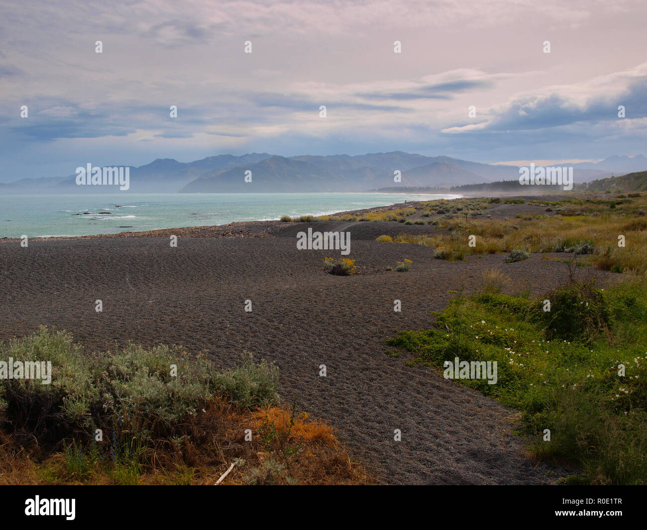 Schöne Aussicht von Kaikoura Küste Neuseeland Stockfoto