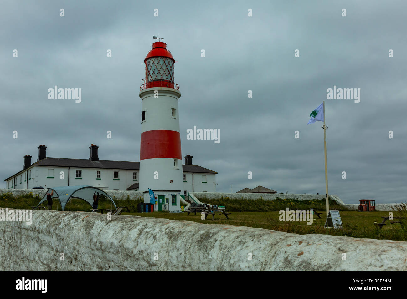 Souter Lighthouse Stockfoto