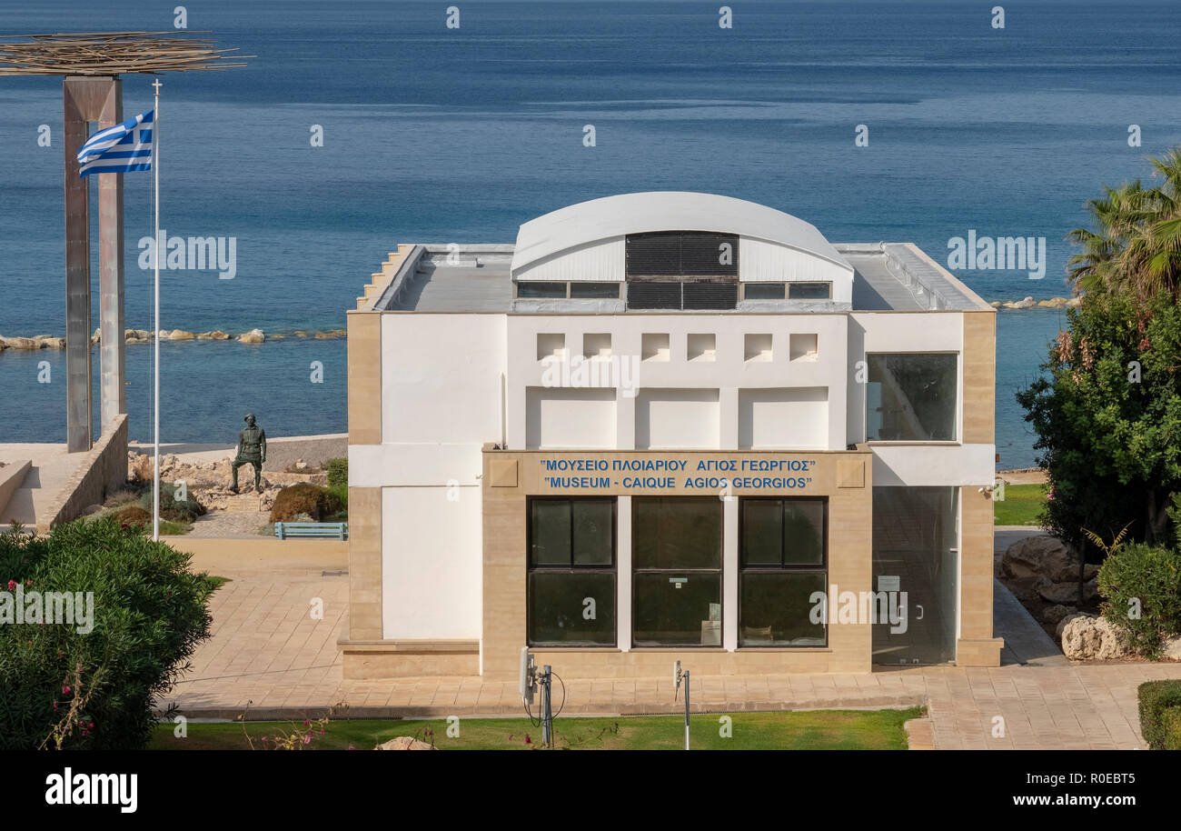 Museen des nationalen Befreiungskampfes 1955-1959, páfos an der Küste in Chlorakas, Paphos, Zypern. Stockfoto