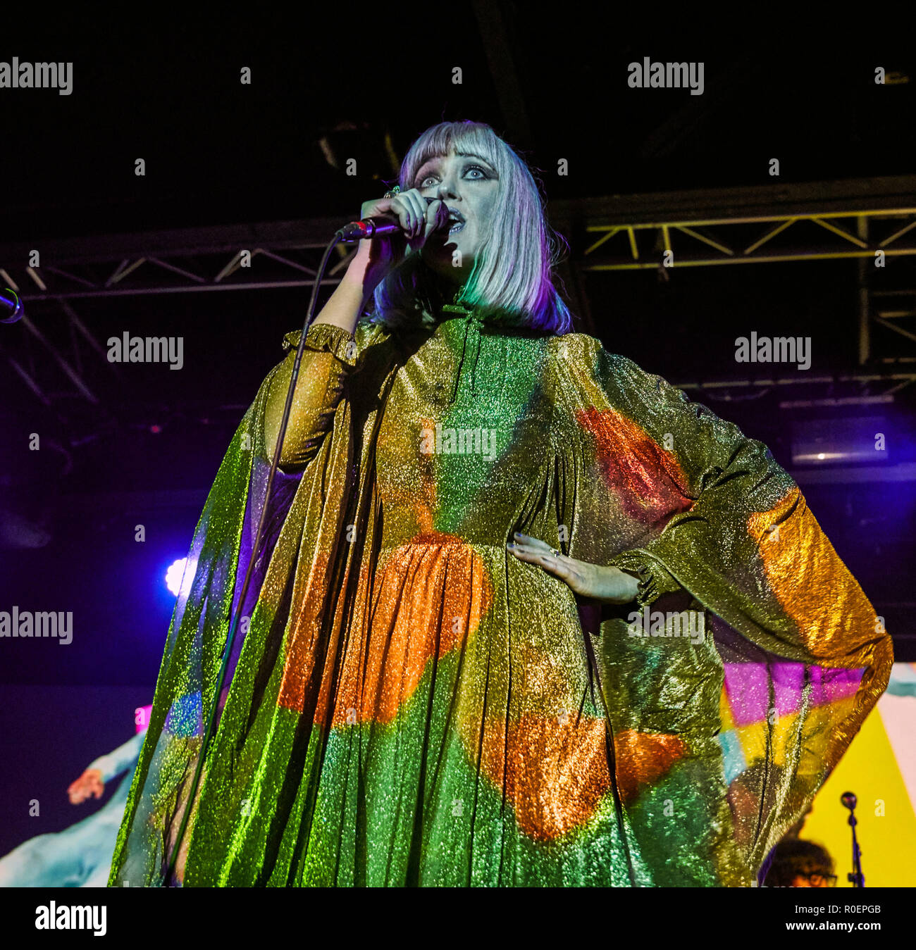 Liverpool, Großbritannien. November 3, 2018 - HELEN MARNIE von Kult elektronische Pioniere Ladytron live zum ersten Mal in 7 Jahren bei O2 Academy Liverpool Credit: Andy von Pip/ZUMA Draht/Alamy leben Nachrichten Stockfoto