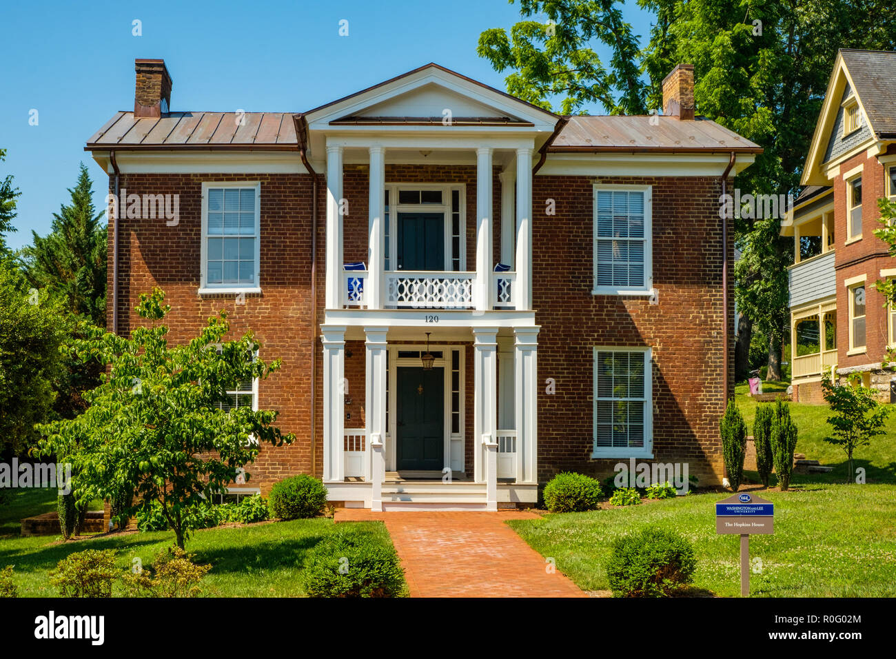 Connolly Zentrum für Unternehmertum, Hopkins Haus, Washington und Lee University in Lexington, Virginia Stockfoto