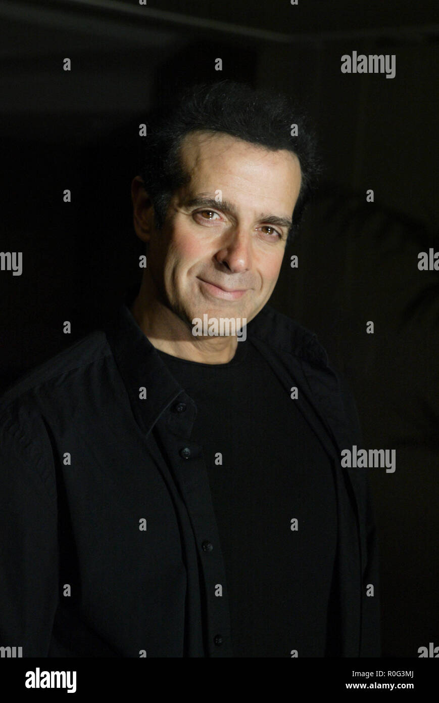 David Copperfield hält eine Pressekonferenz und Foto-call vor seiner magischen Show bei Acer Arena. Sydney, Australien - 08.08.09. Stockfoto