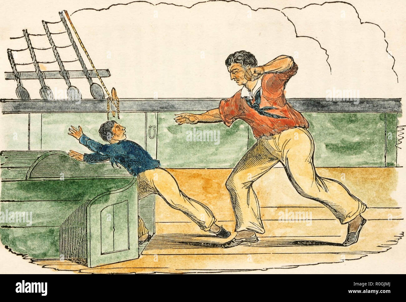 "Alnomuc, oder, die Goldene Regel: mit 24 Stichen" (1837) Stockfoto