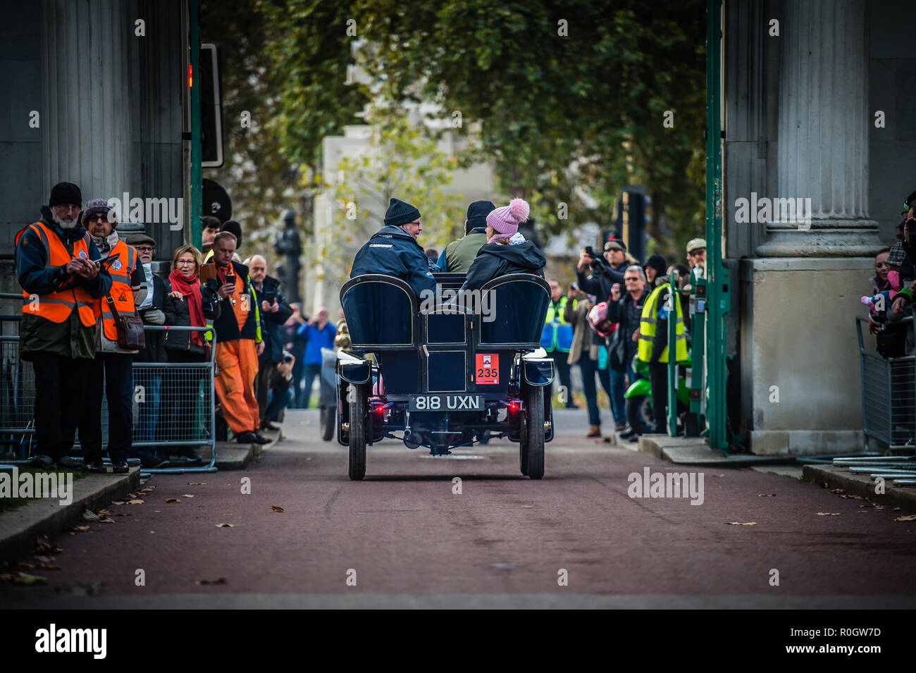 Bonhams London nach Brighton Veteran Car Run 2018 am Hyde Park Stockfoto