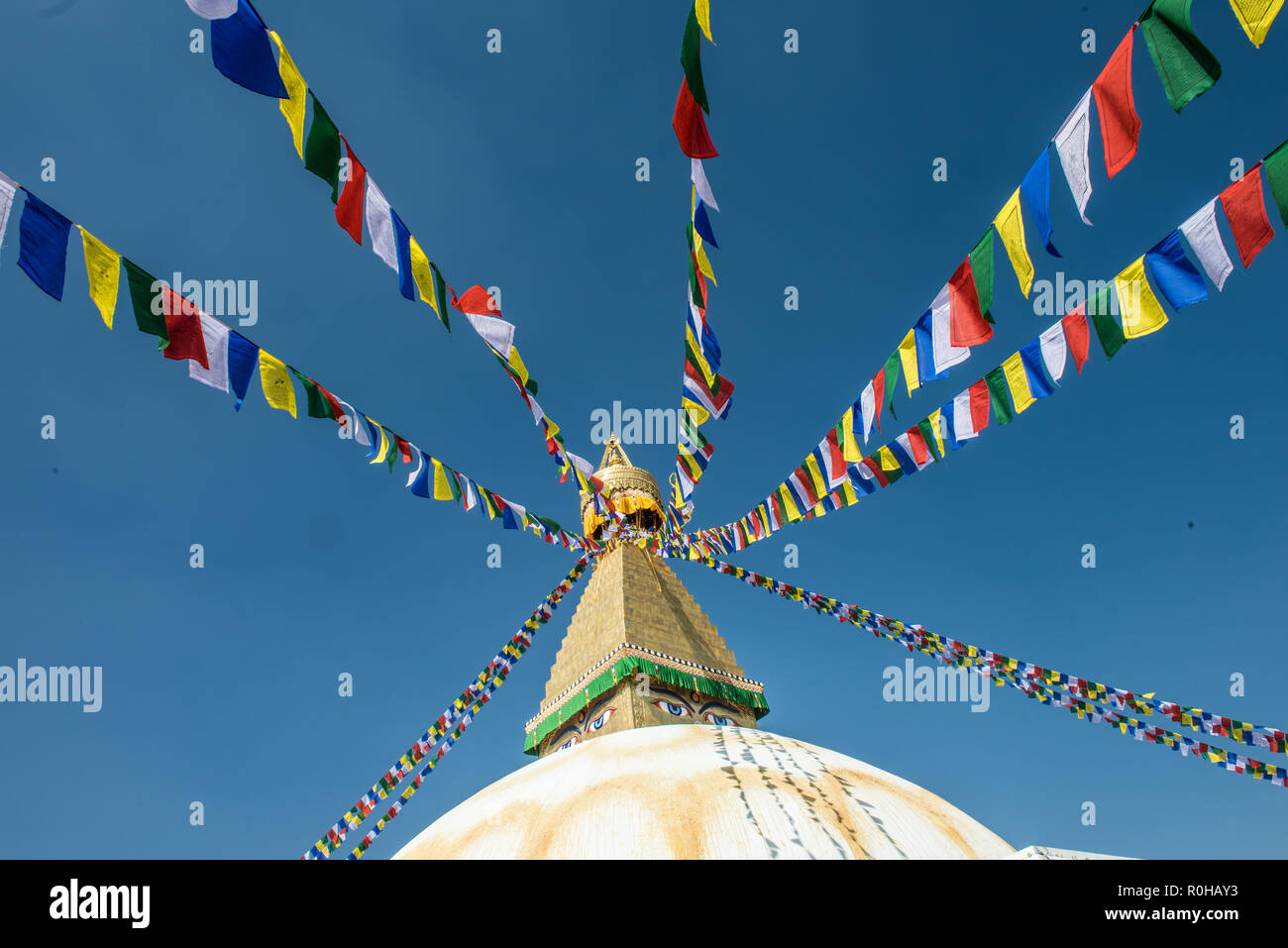 Boudhanath Stupa in Kathmandu-Nepal Stockfoto