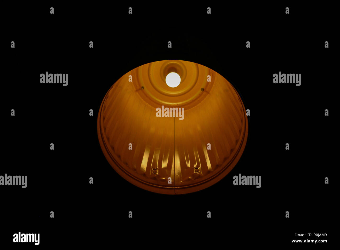 Traditionelle Licht in einem Kaffee - Mont Blanc Dorf - Quebec Kanada Stockfoto