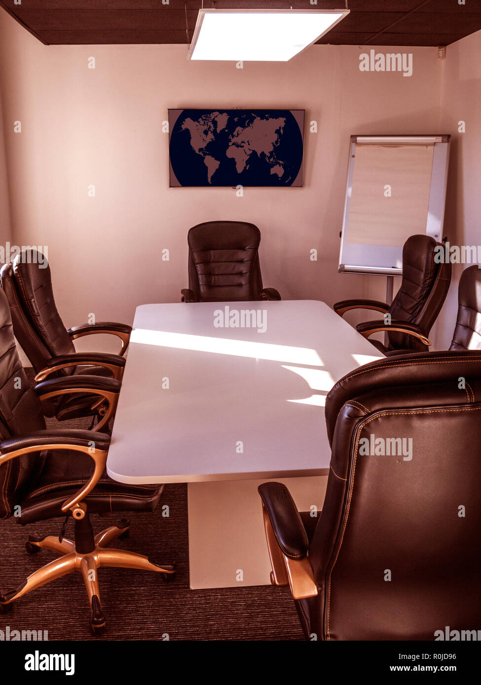 Kleiner Konferenzraum Stockfoto