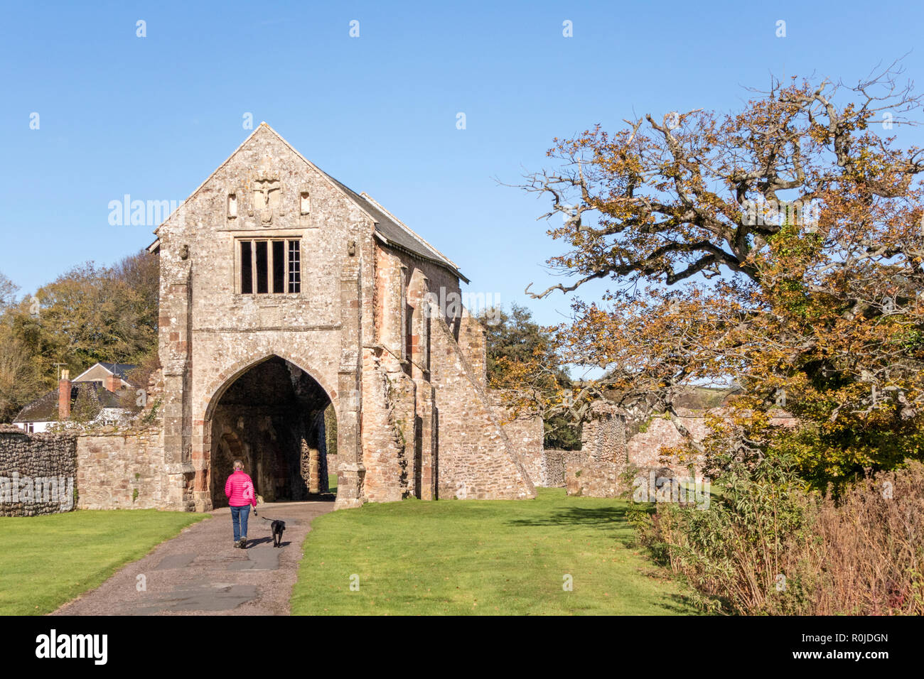 Cleeve Abbey gatehouse, Somerset, England, Großbritannien Stockfoto