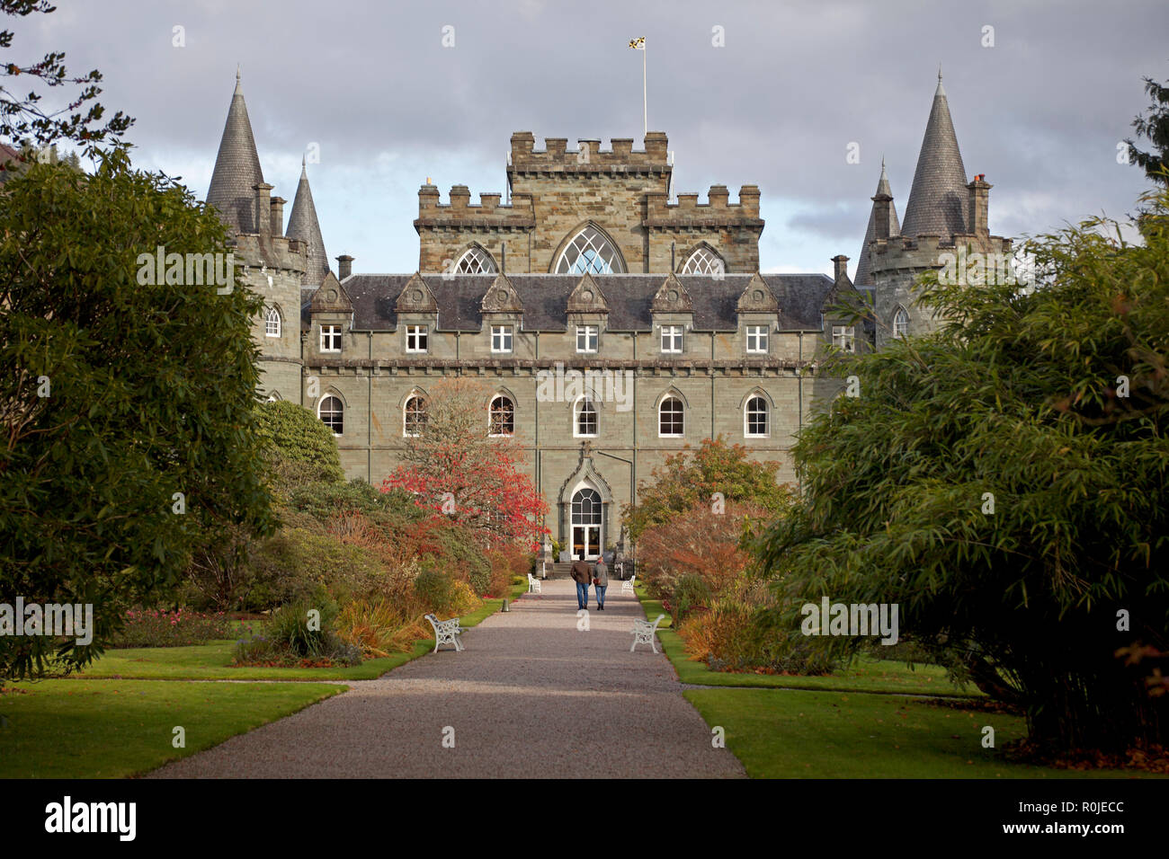 Inverary Castle, Argyll und Bute, Schottland, Großbritannien Stockfoto