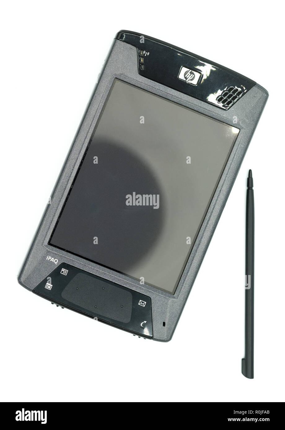 HP iPaq hx4700 PDA mit Stift Stockfoto