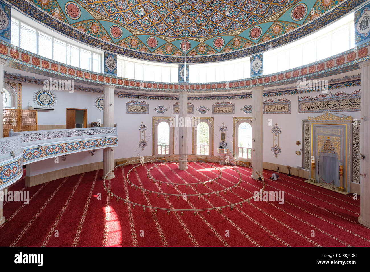 Huzur Cami islamische Moschee in Kemer, Provinz Antalya, Türkei Stockfoto