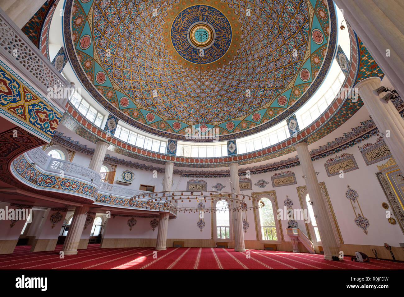 Huzur Cami islamische Moschee in Kemer, Provinz Antalya, Türkei Stockfoto