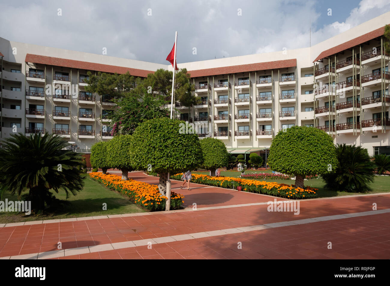 Club Med Palmiye Luxus all inclusive Resort, Kemer, Antalya, Türkei Stockfoto