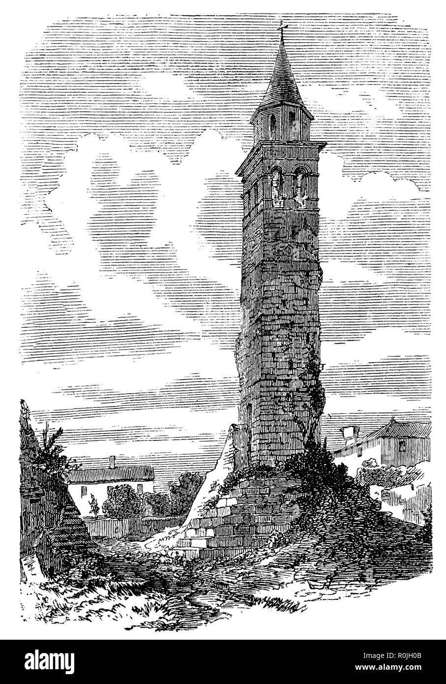 Glockenturm in Aquileja, Stockfoto