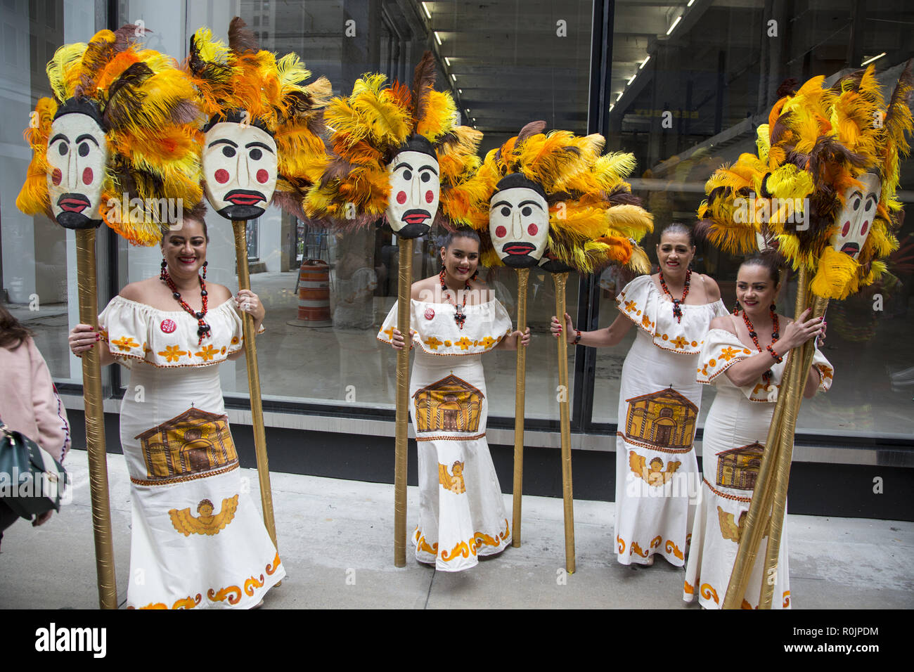 2018 Hispanic Day Parade auf der 5th Avenue in New York City. Stockfoto