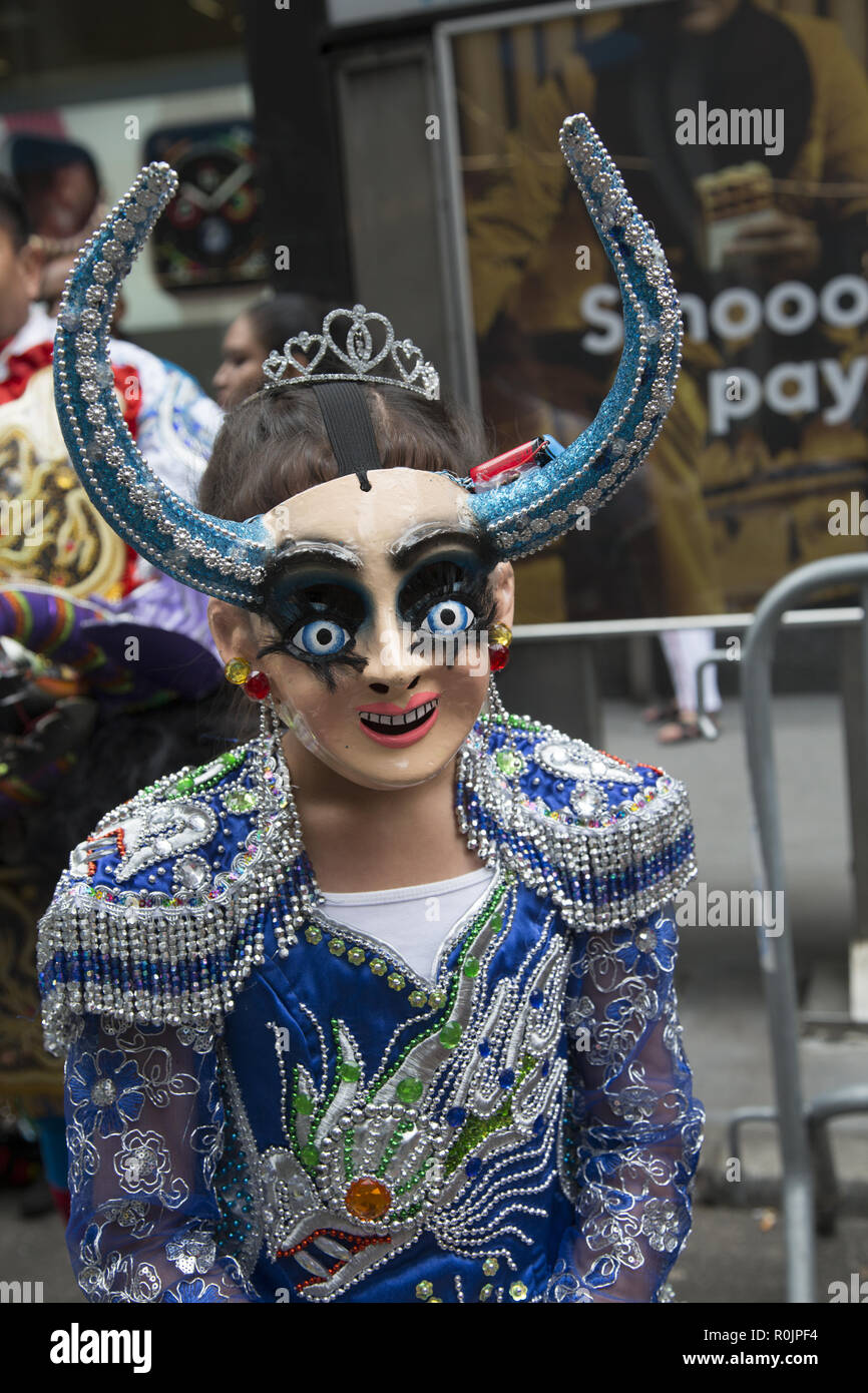 2018 Hispanic Day Parade auf der 5th Avenue in New York City. Stockfoto