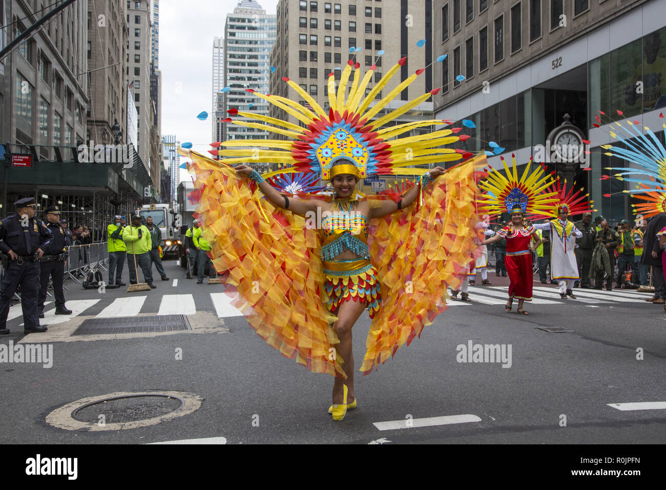 2018 Hispanic Day Parade auf der 5th Avenue in New York City. Stockfoto