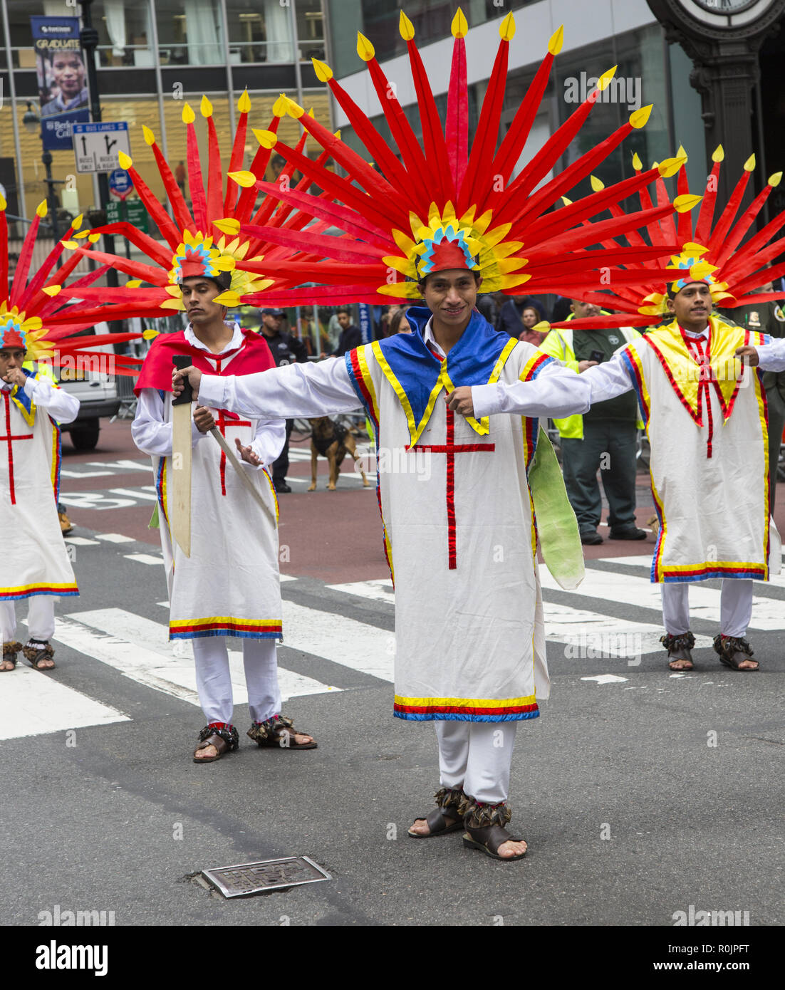 2018 Hispanic Day Parade auf der 5th Avenue in New York City. Stockfoto