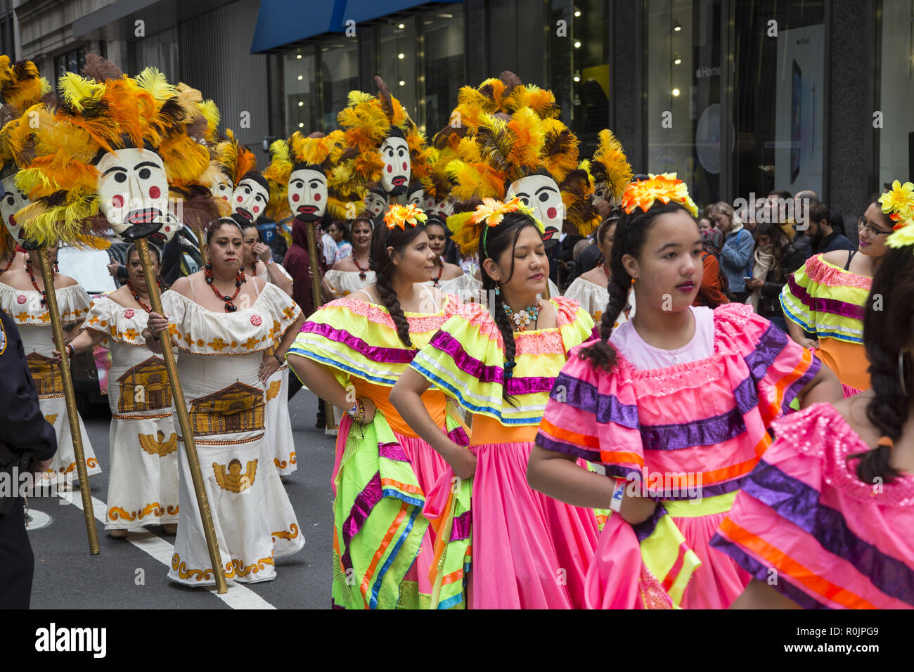 2018 Hispanic Day Parade auf der 5th Avenue in New York City. Stockfoto