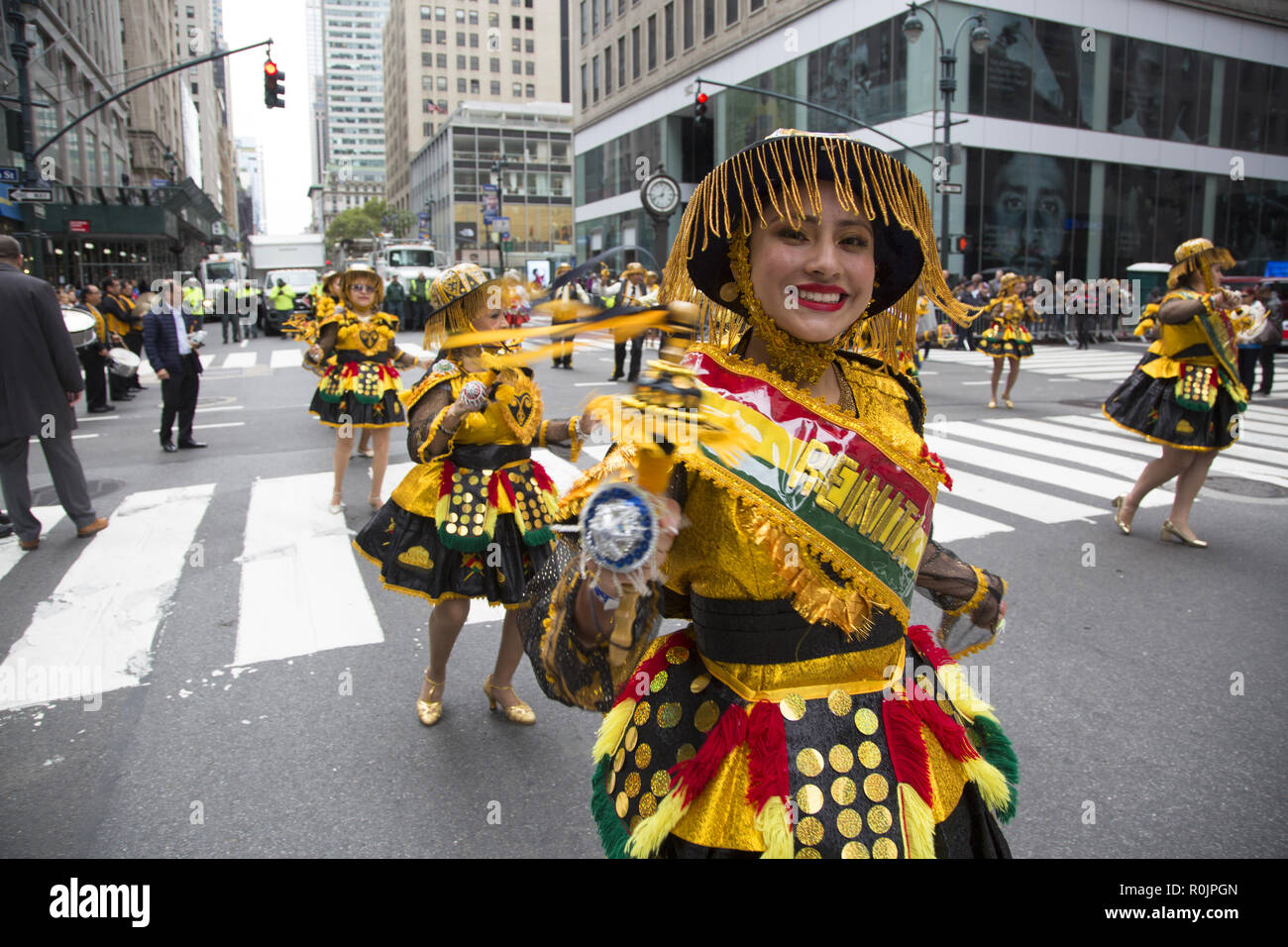 2018 Hispanic Day Parade auf der 5th Avenue in New York City. Stockfoto