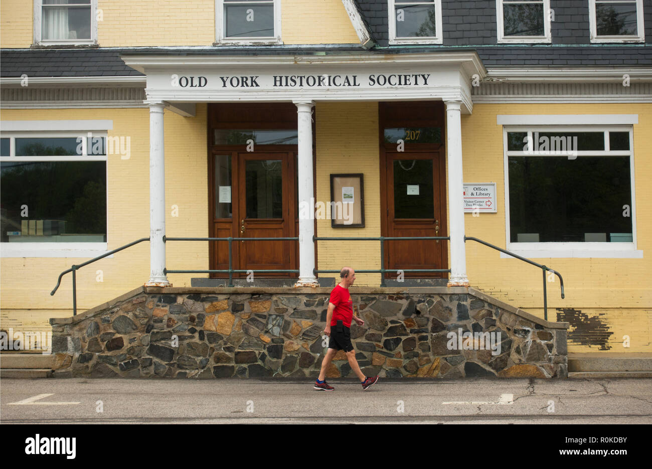 Old York Historical Society Maine Stockfoto