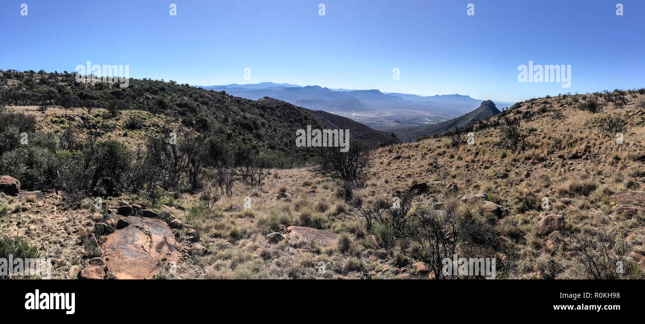 Panorama der Camdeboo Landschaft Stockfoto