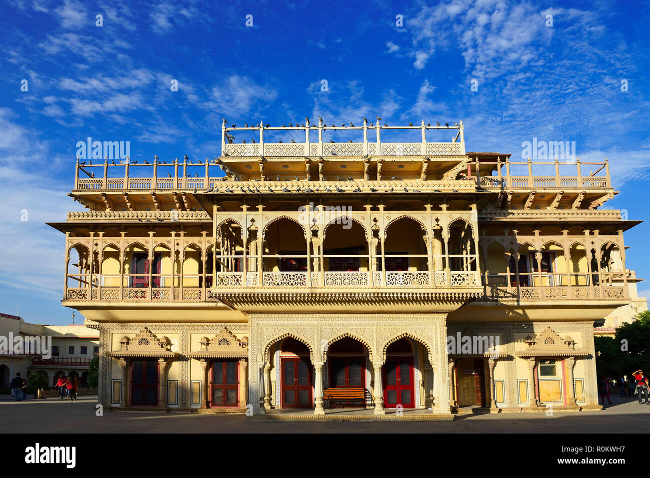 City Palace, Jaipur, Rajasthan, Indien Stockfoto