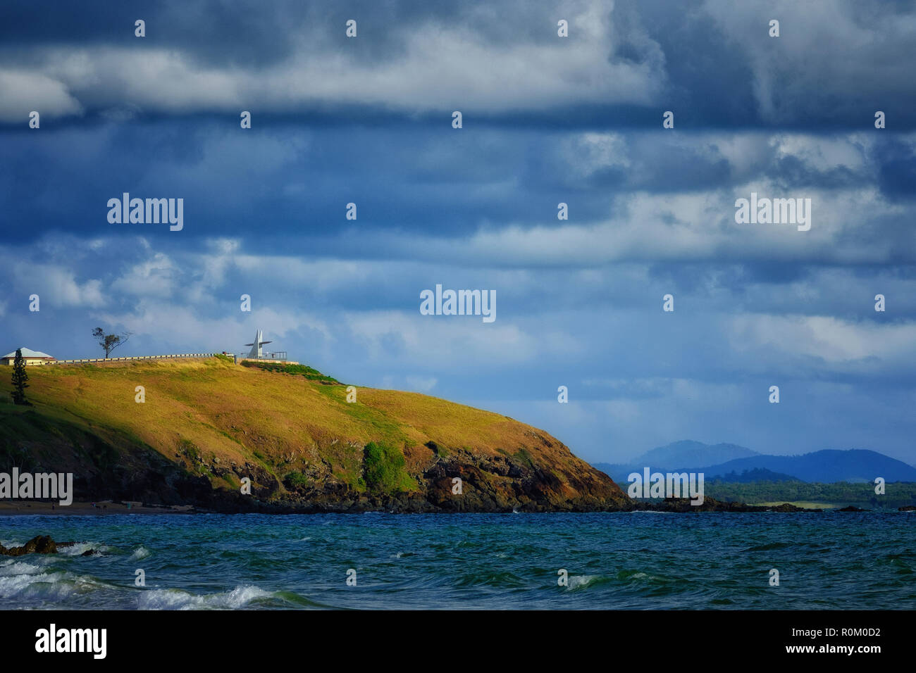 In Richtung Wrack von lammermoor Strand Stockfoto