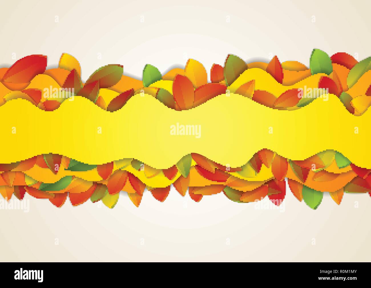 Abstrakte wellig corporate Herbst vector Hintergrund Stock Vektor