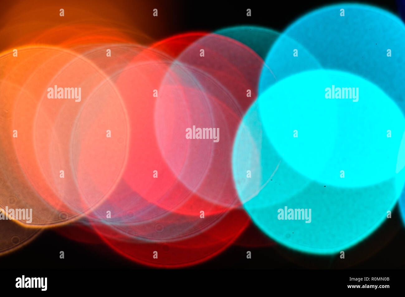 Hintergrund bokeh der hellen bunten Lichtern; abstrakt Hintergrund Stockfoto