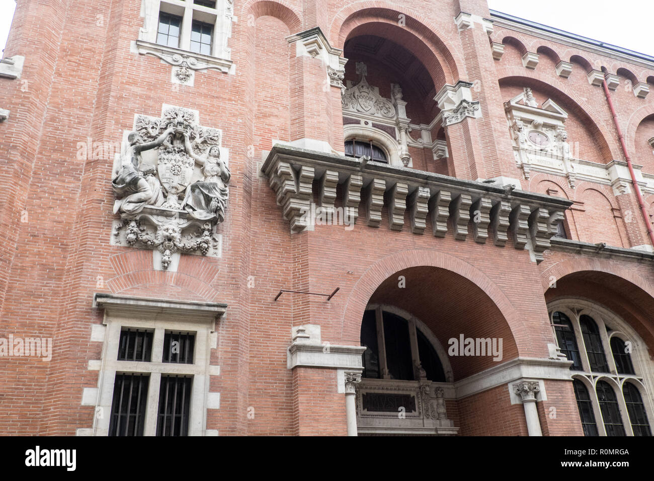 Außen, von, Musée des Augustins, Toulouse, ist ein Museum der schönen Künste in Toulouse, Frankreich, Kunst, Museum, in, Mitte, der, Toulouse, Stadt, Haute-Garonne, Stockfoto
