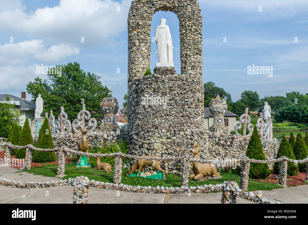 Dickeyville Grotto Stockfoto