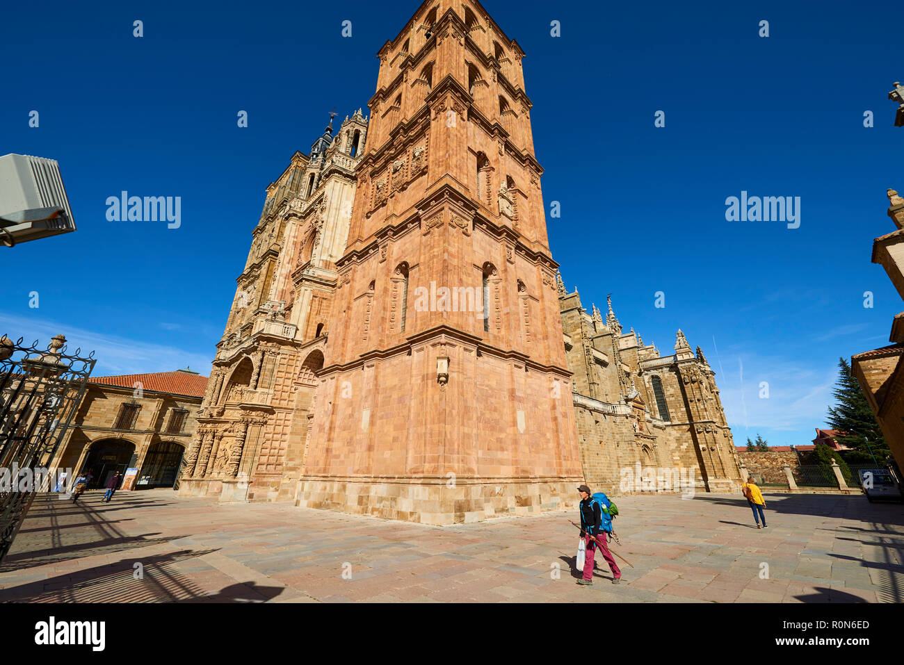 Kathedrale, Astorga, Via De La Plata (Silberstraße), Provinz Leon, Kastilien-León, Way of St. James, Spanien, Europa Stockfoto