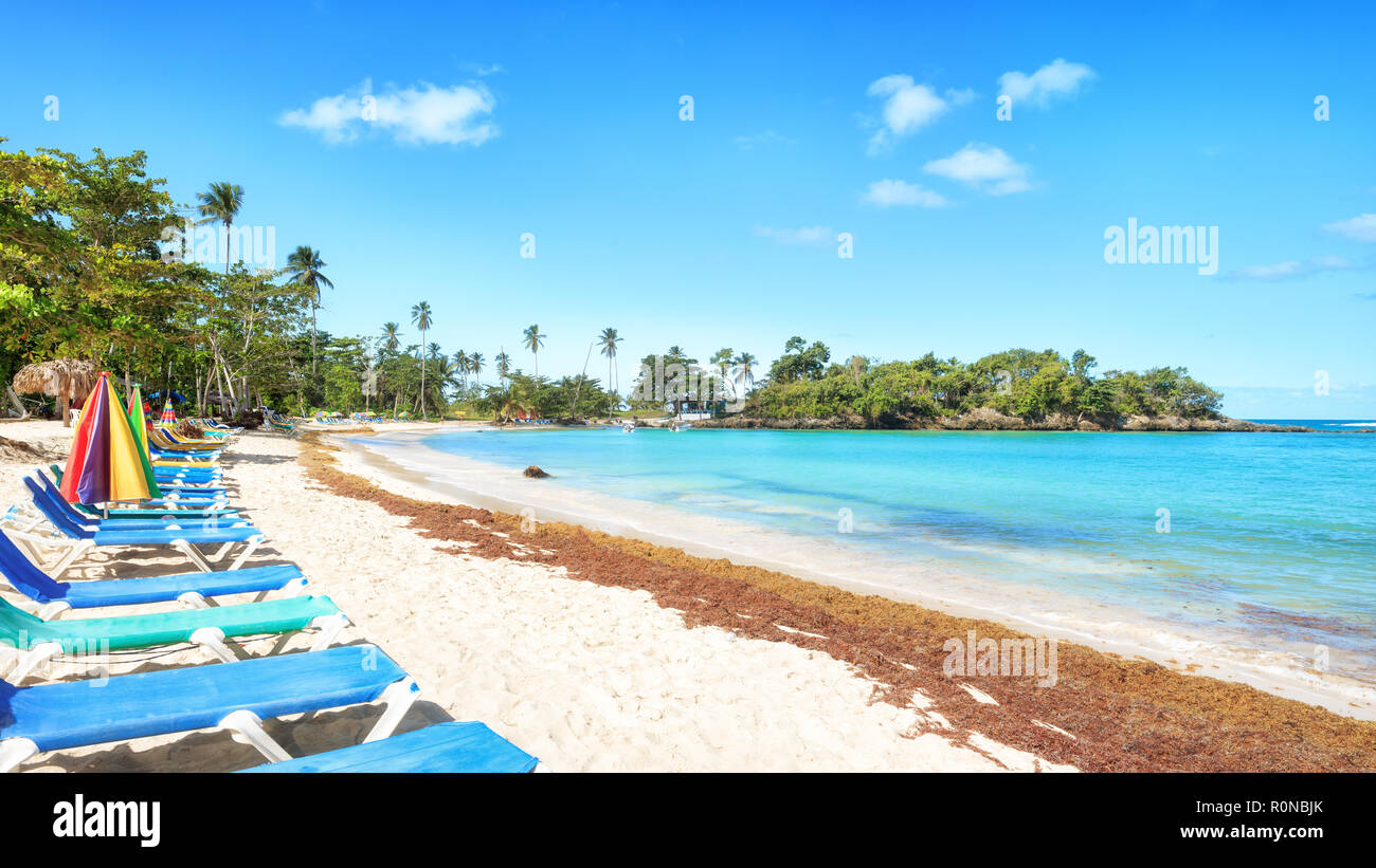 Urlaub in der Dominikanischen Republik Stockfoto