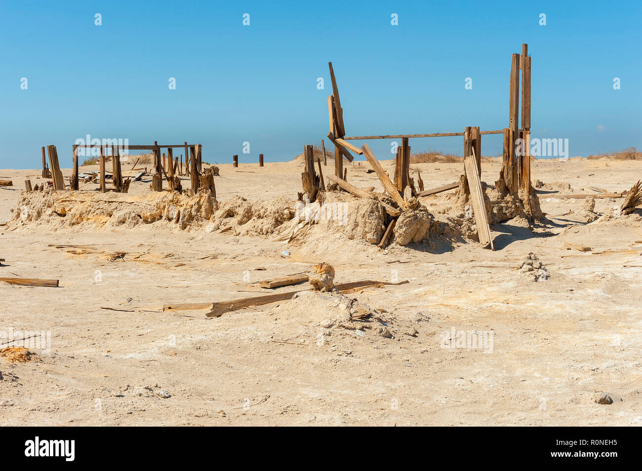 Bombay Strand auf der Salton Sea, Kalifornien, USA Stockfoto