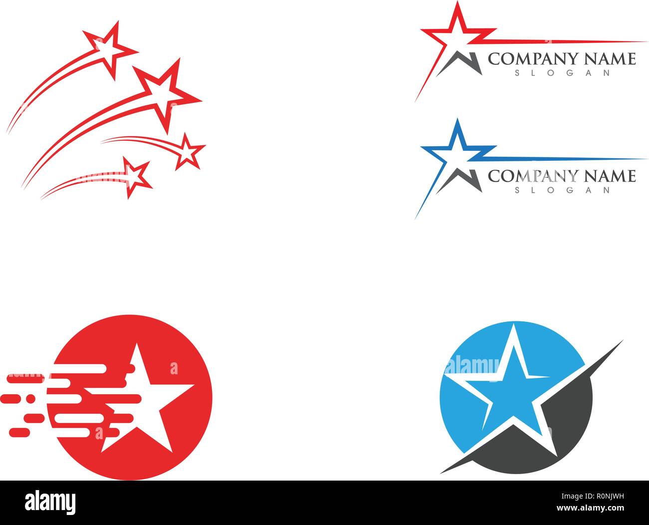 Star Logo Vorlage Vektor icon Abbildung design Stock Vektor