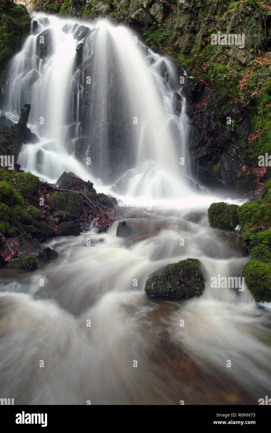 Spout Burn Waterfall, Lochhill, Dumfries Und Galloway, SW Schottland ...