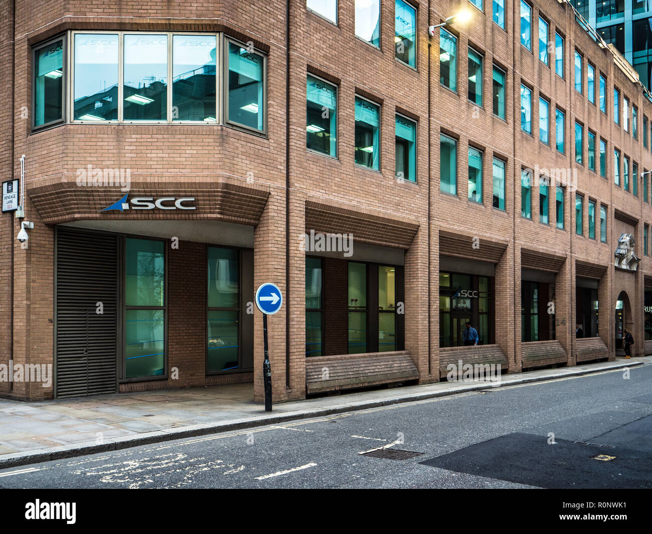 SCC-London - London Büros der SCC eine IT-Infrastruktur Services Lieferanten. Stockfoto