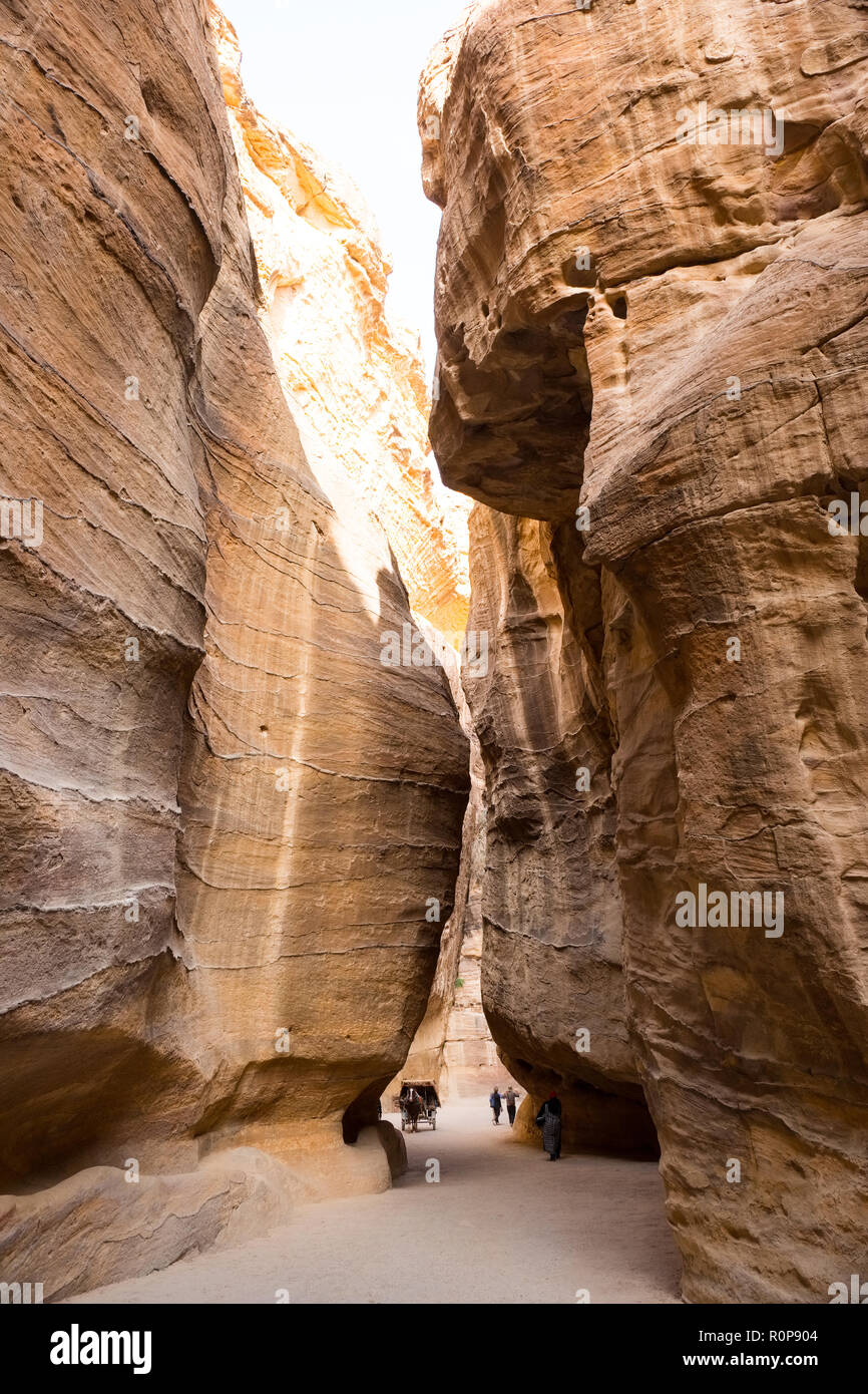 Petra, Wadi Mousa, Haschemitisches Königreich Jordanien Stockfoto