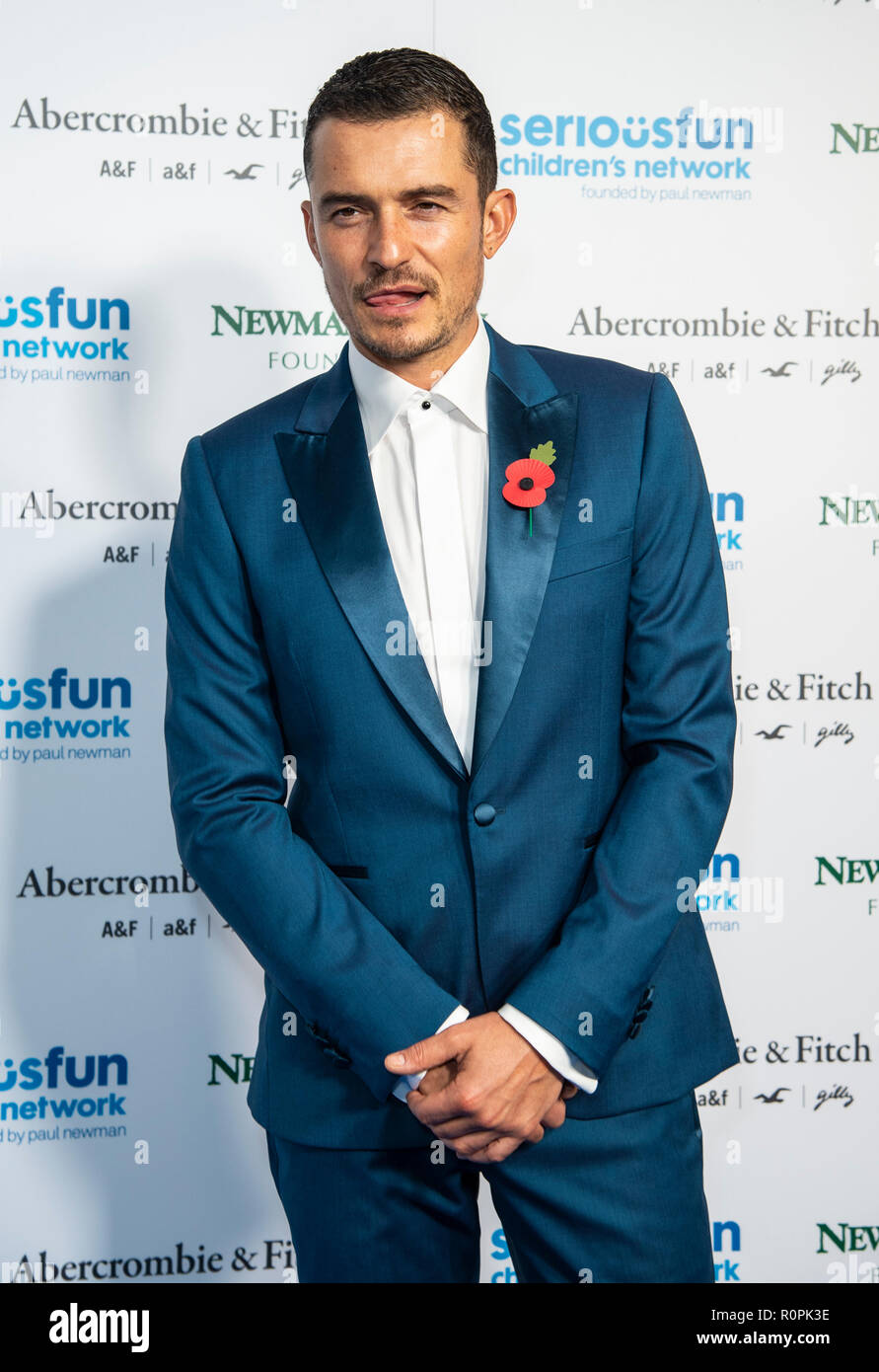 Orlando Bloom besucht die SeriousFun London Gala 2018 im Roundhouse. Stockfoto