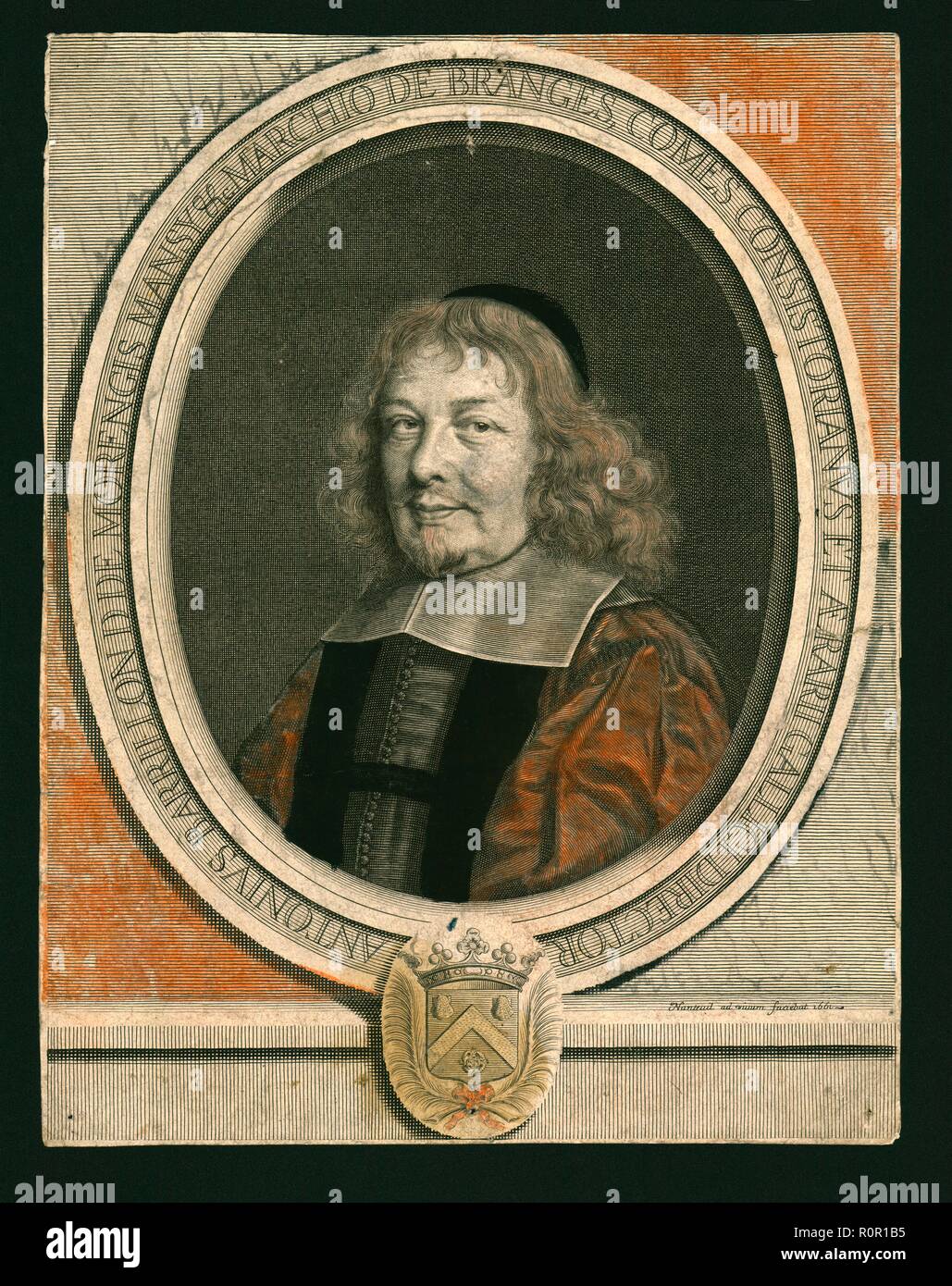 Antoine Barrillon de Morangis, c 1661. Schöpfer: Robert Nanteuil. Stockfoto