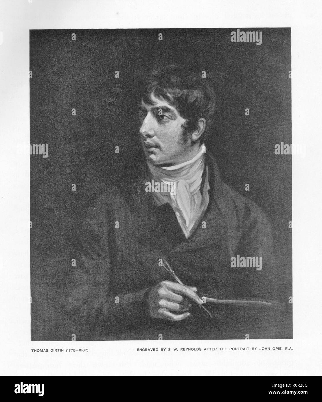 'Thomas Girtin (1775-1802)". Schöpfer: Unbekannt. Stockfoto