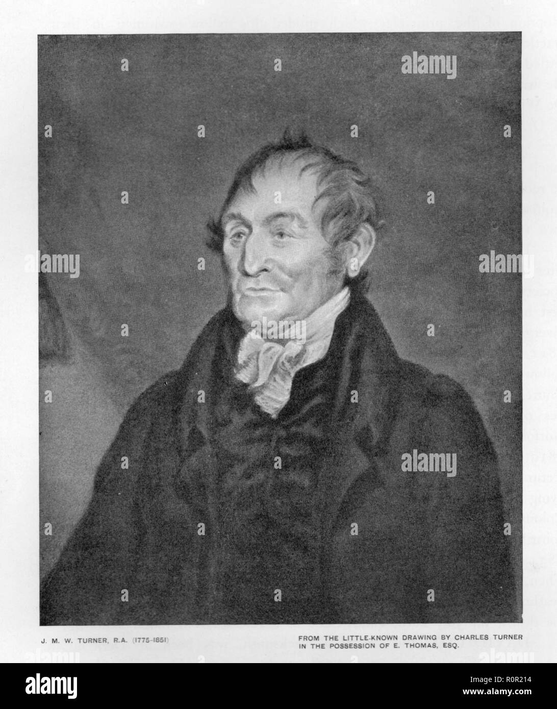 "J.M.W. Turner, R.A. (1775-1851)". Schöpfer: Unbekannt. Stockfoto