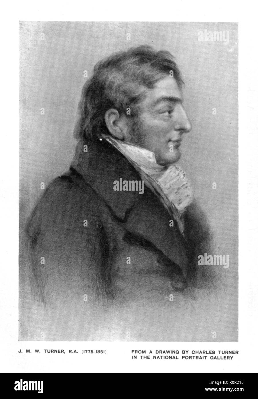 "J.M.W. Turner, R.A. (1775-1851)". Schöpfer: Unbekannt. Stockfoto