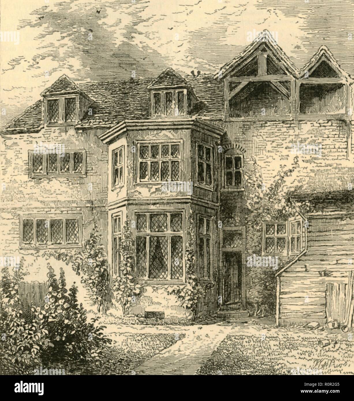 'Prince Rupert's Haus, im Barbican', (c 1872). Schöpfer: Unbekannt. Stockfoto