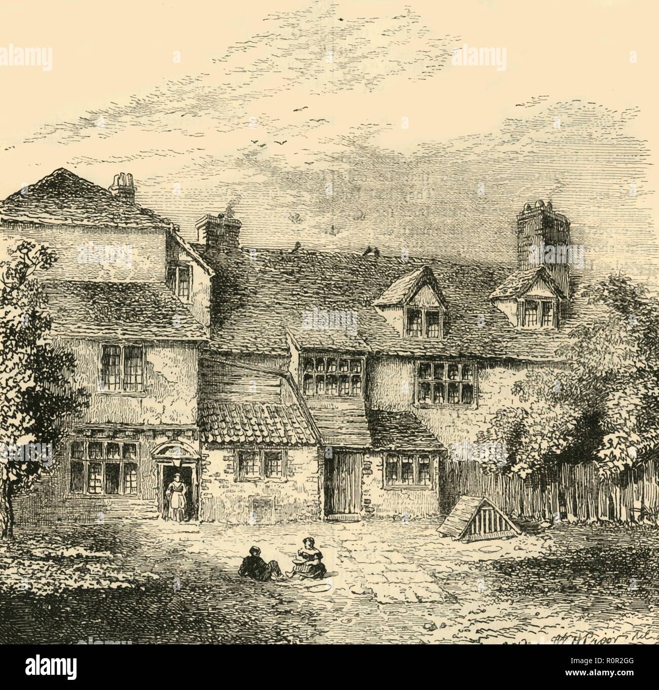 Der ir-Walter Raleigh's House', (c 1872). Schöpfer: Unbekannt. Stockfoto
